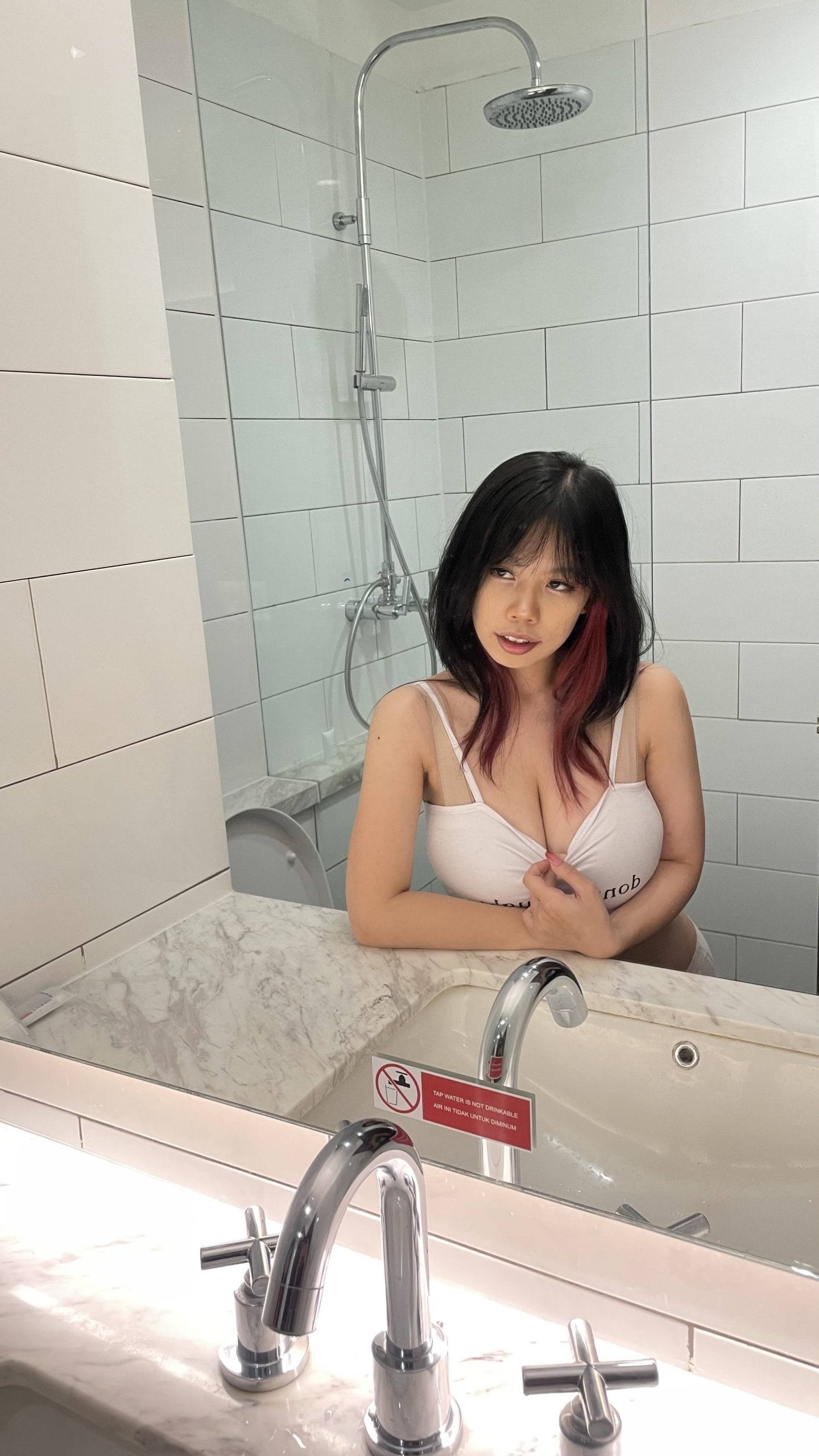 Yuura Tamaki White Tanktop 37 scaled