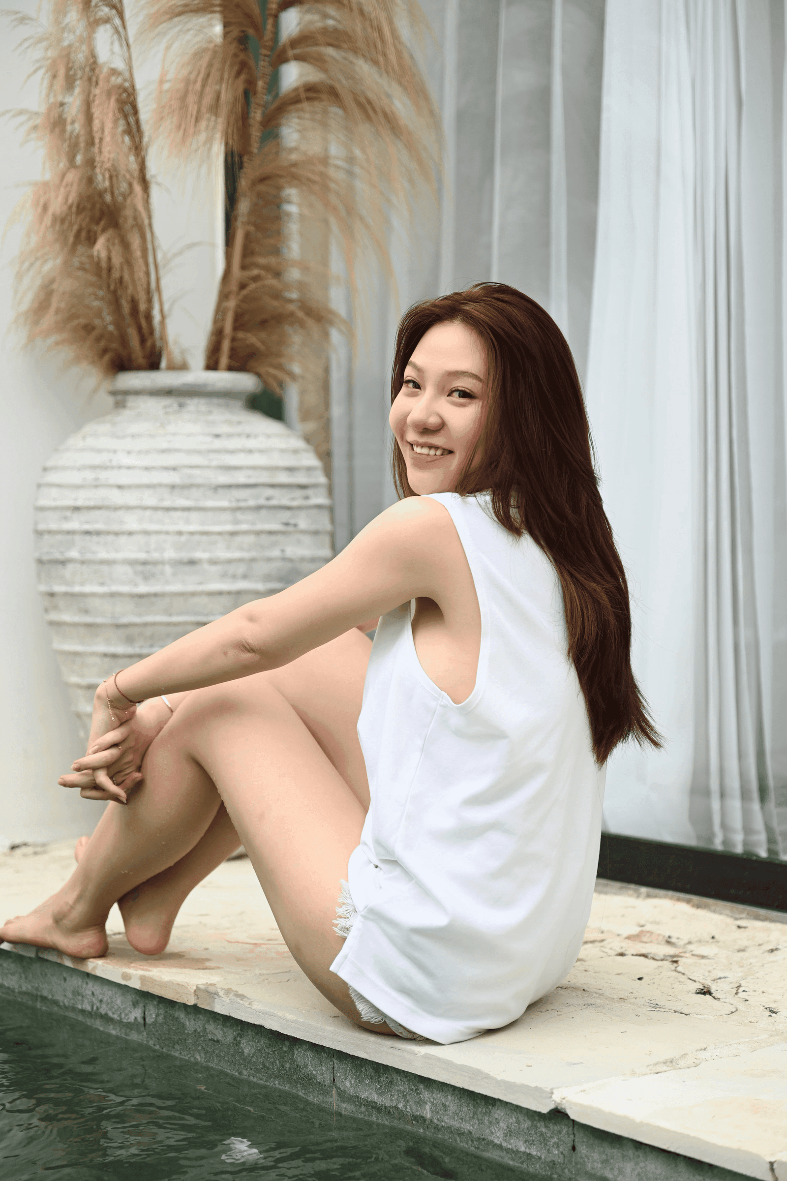 Jenadammaya In Home No Pans Braless 34