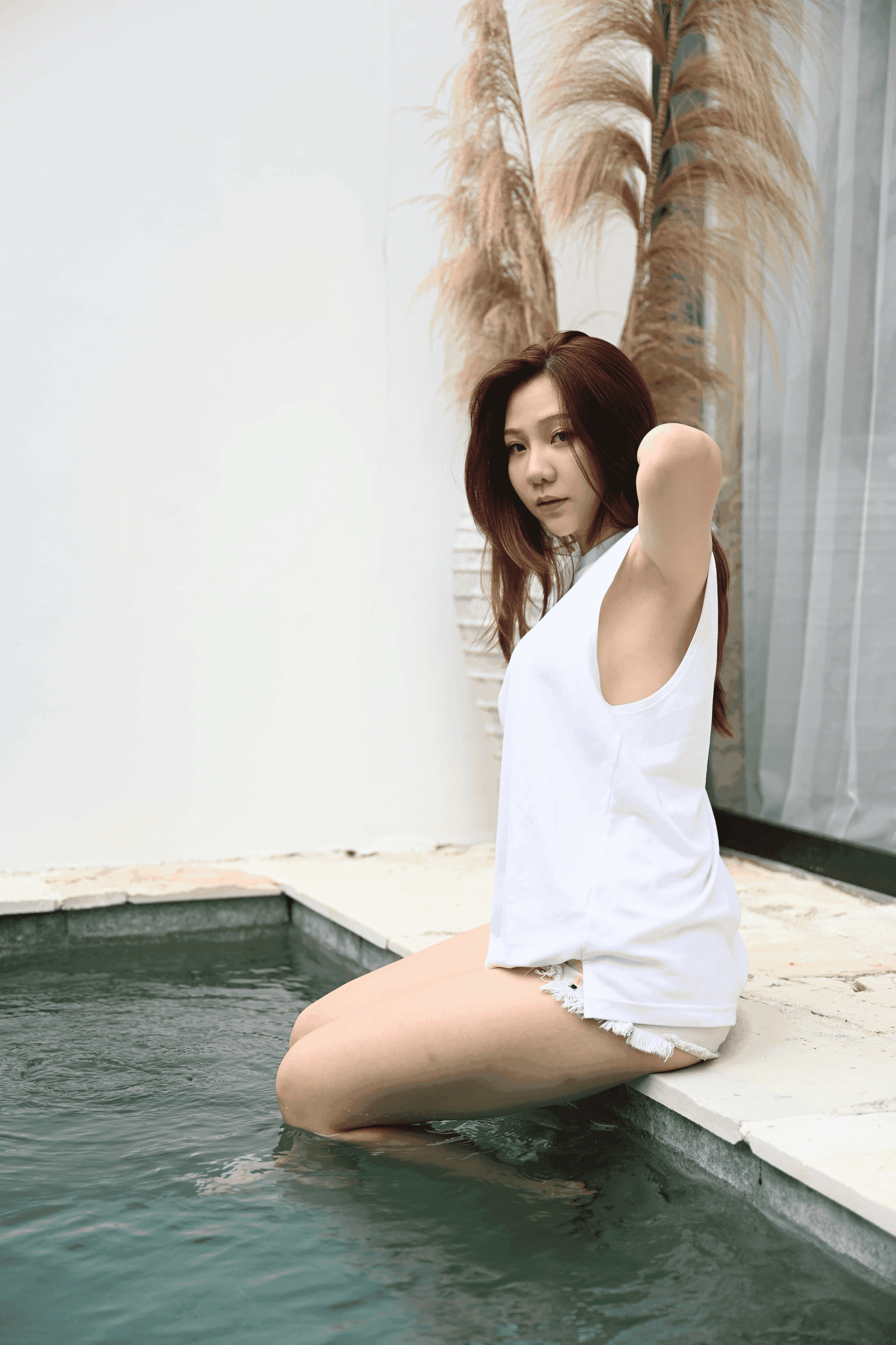 Jenadammaya In Home No Pans Braless 41